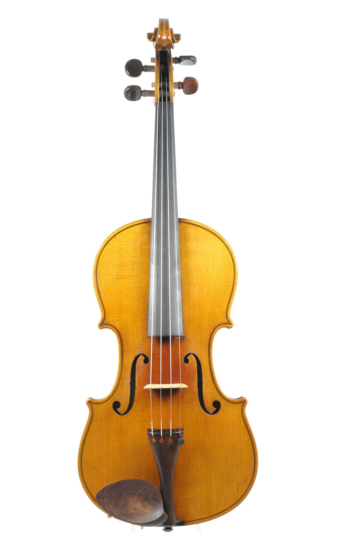 Lutherie Masspacher, Geige aus Mirecourt, um 1910 - Vorderansicht 