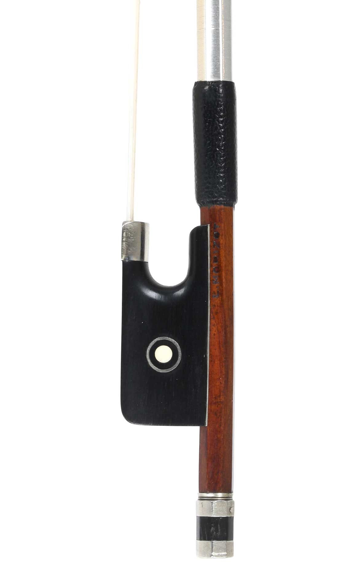 Fine French violin bow by L. Morizot frères, circa 1960 (certificate J.F. Raffin)