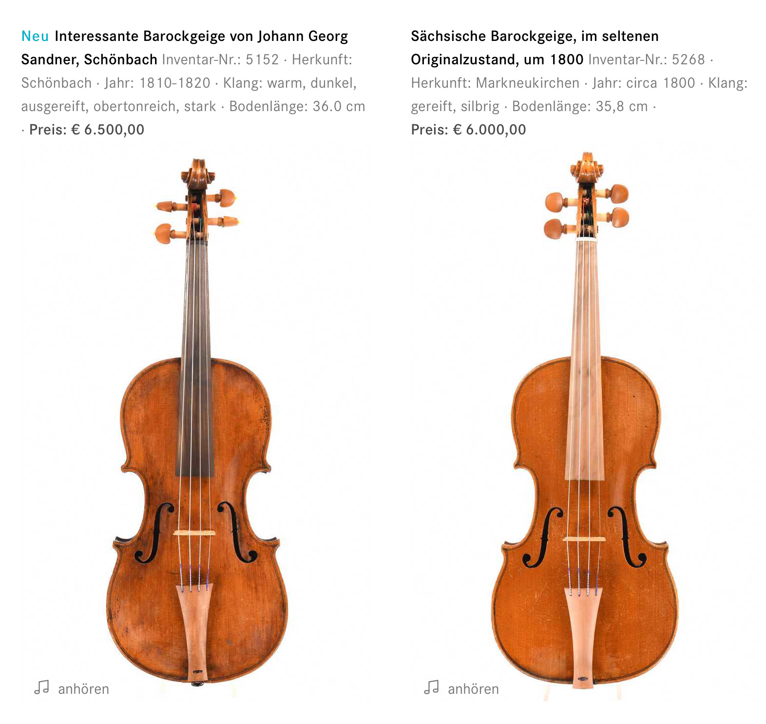 Die Barockgeige Mehr Als Darmsaiten Instrumente Bibliothek Corilon Violins